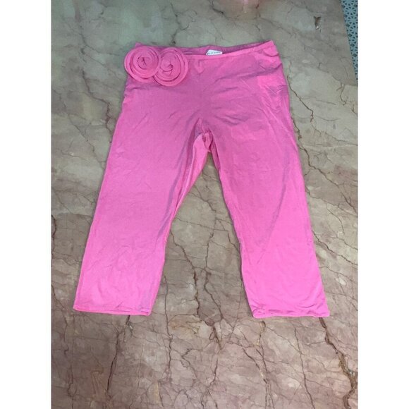 MAGDA BUTRYM Flower Legging in Pink 38 New Womens Spandex Shorts - Picture 5 of 16